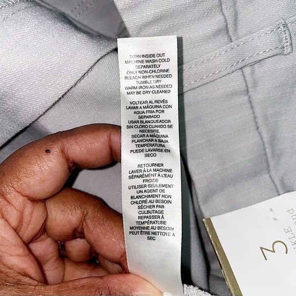 Chico's Ankle Denim Girlfriend Jean Moonlight Gray - Picture 11 of 13